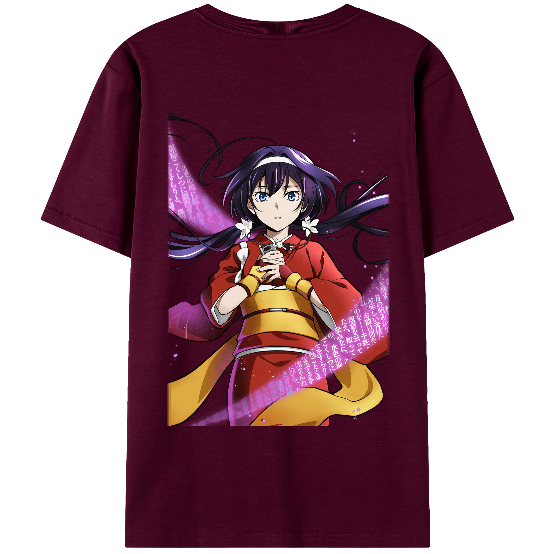 （画像用） 文豪ストレイドッグス Bungo Stray Dogs レディース半袖Tシャツ(バックプリント)